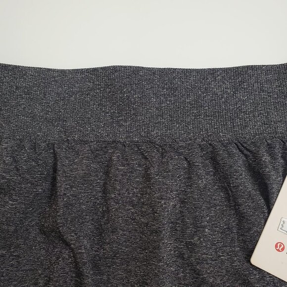 Lululemon Boulevard Bliss Skirt 8 Black White Travel Stretch Ruched Hem … - Picture 6 of 10